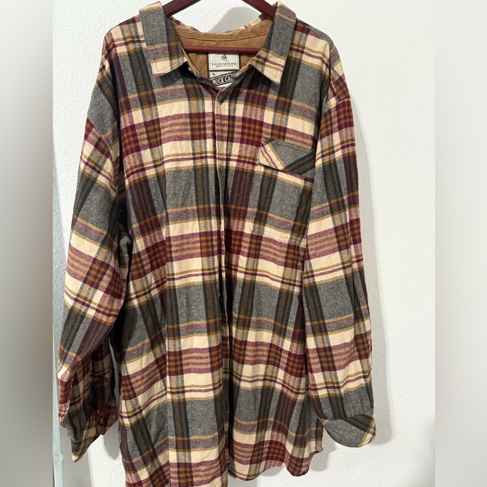 Legendary Whitetails Buck Camp Plaid Shirt